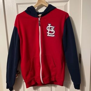 St Louis Cardinals zipper hoodie vintage inspired